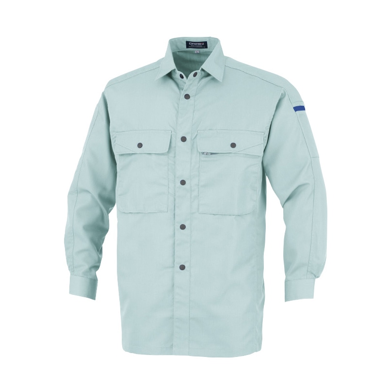 DAIRIKI 長袖シャツ オリーブ M 17004 1枚(ご注文単位1枚)【直送品】