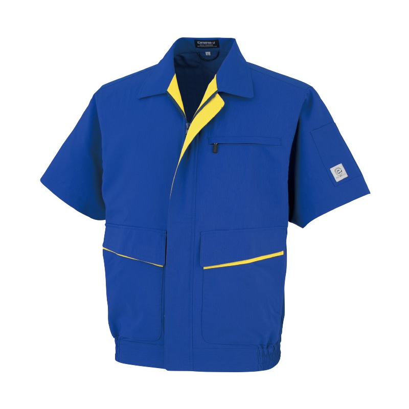 DAIRIKI　半袖キャストブルゾン ブルー　LL 88001 1枚（ご注文単位1枚）【直送品】