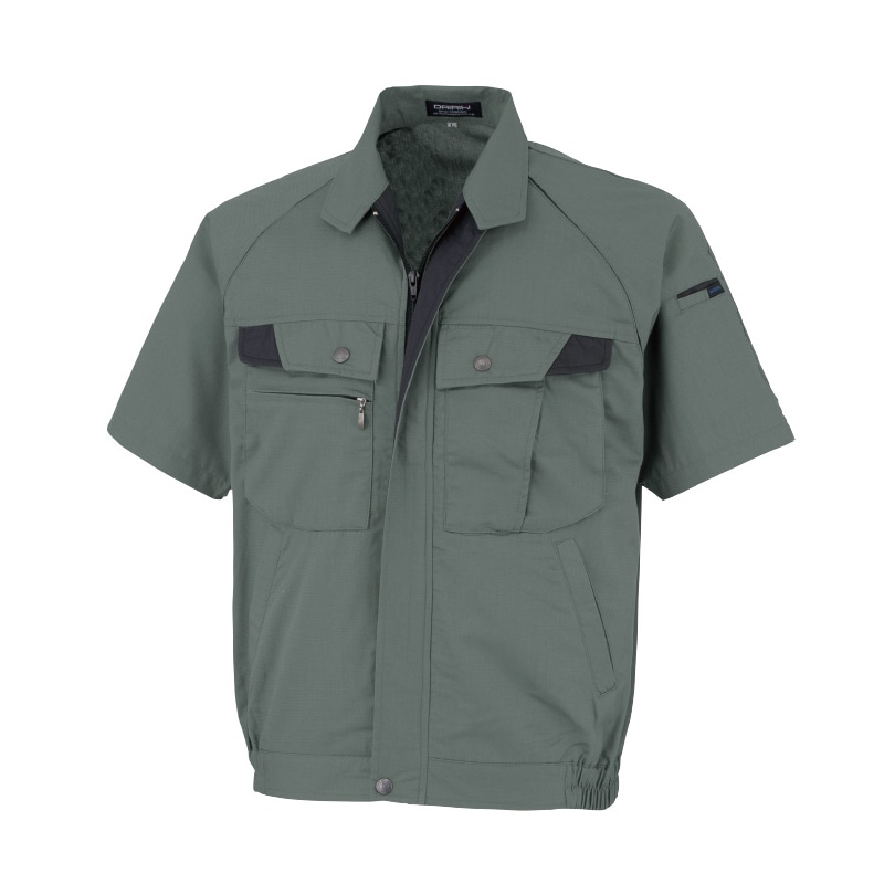 DAIRIKI　半袖ブルゾン グリーン　M 18001 1枚（ご注文単位1枚）【直送品】