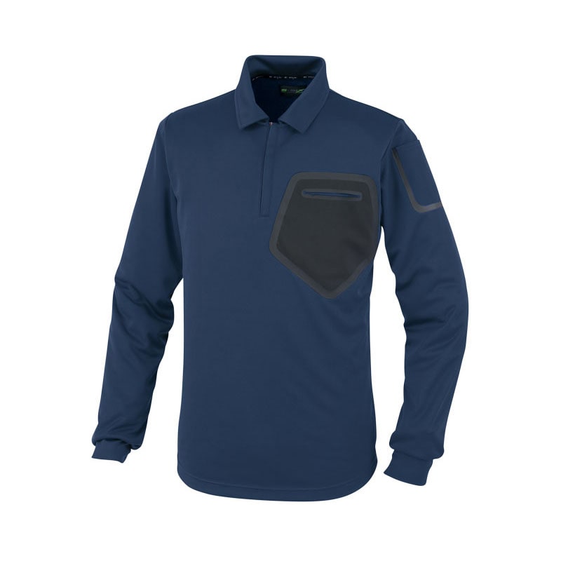 DAIRIKI 長袖ポロシャツ ネイビー S 59604 1枚(ご注文単位1枚)【直送品】