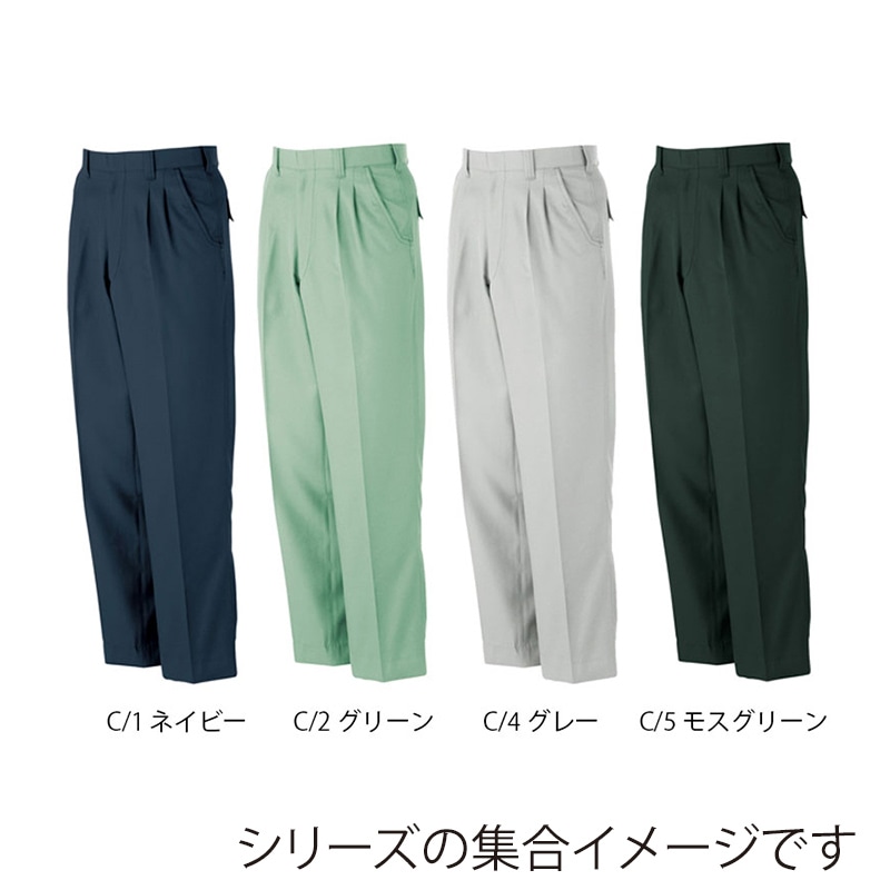 カンサイユニフォーム　スラックス グレー　70 80805 1枚（ご注文単位1枚）【直送品】