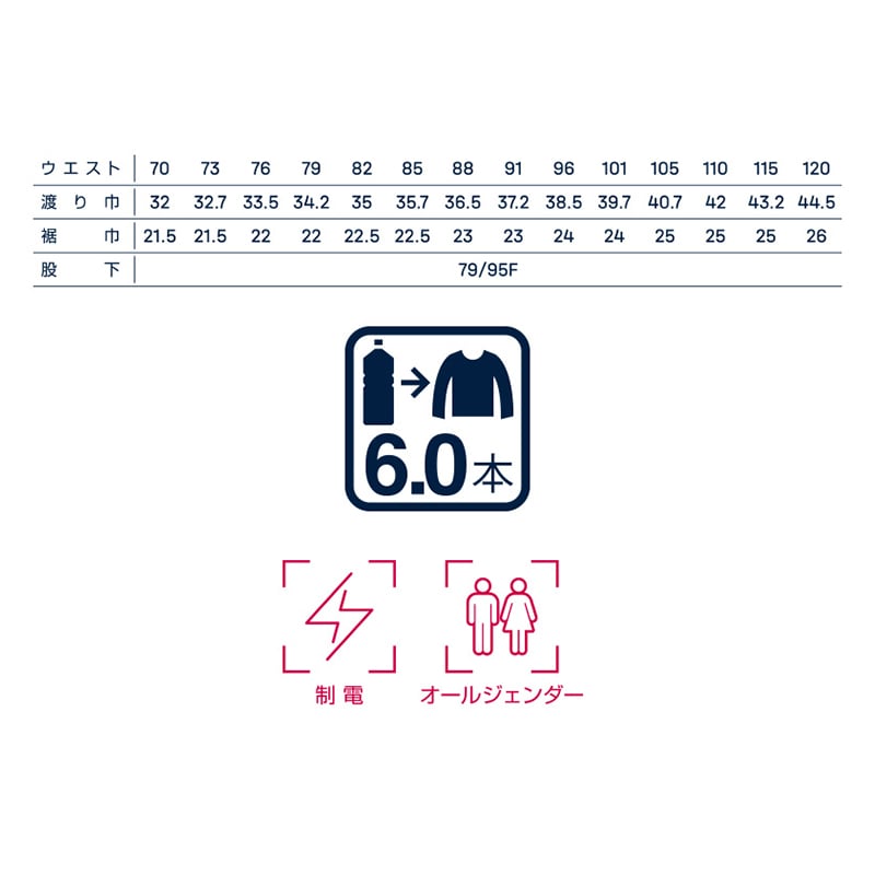 カンサイユニフォーム　スラックス グレー　88 80805 1枚（ご注文単位1枚）【直送品】