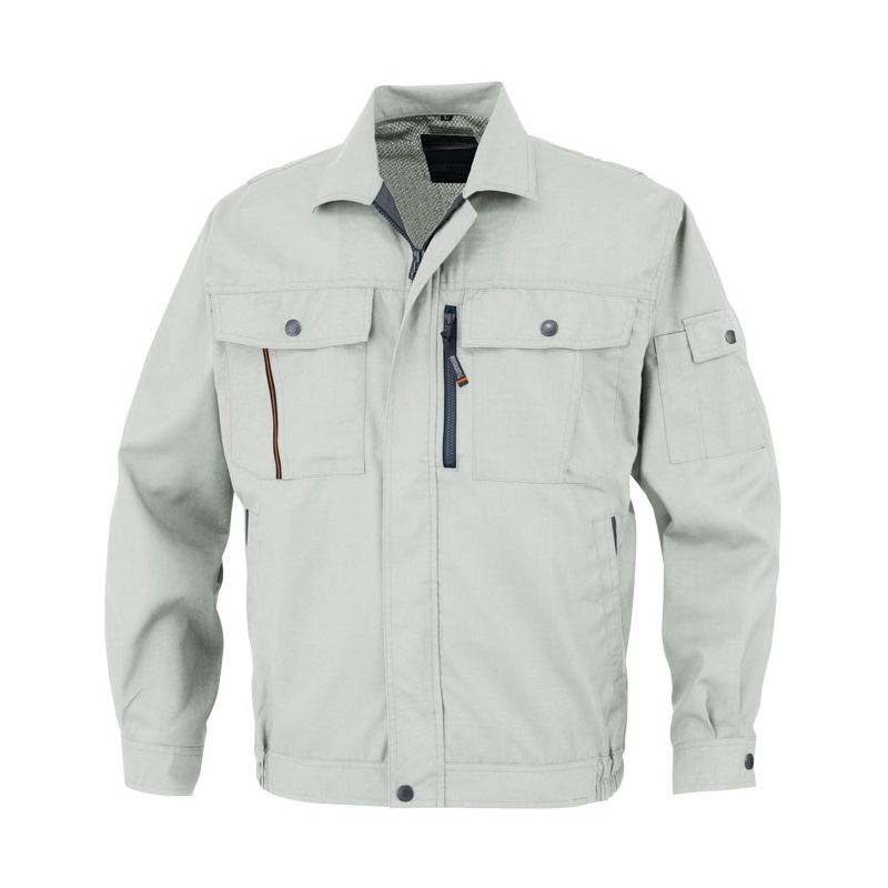 カンサイユニフォーム 長袖ブルゾン グレー SS 40402 1枚(ご注文単位1枚)【直送品】