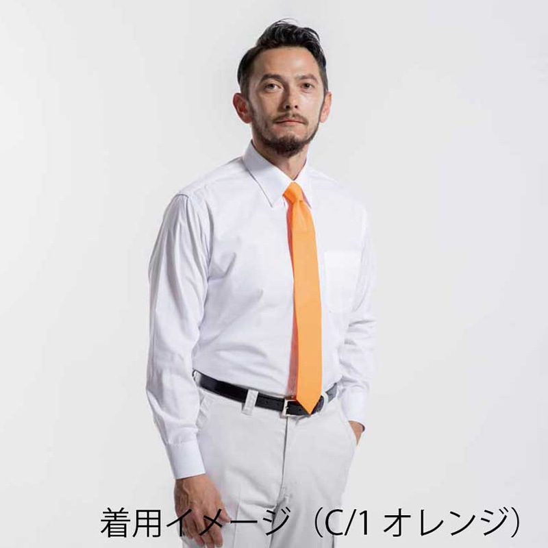DAIRIKI イベント高視認ネクタイ オレンジ F 01515 1枚(ご注文単位1枚)【直送品】