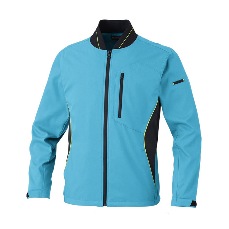 DAIRIKI ソフトワークブルゾン ターコイズ L 05250 1枚(ご注文単位1枚)【直送品】