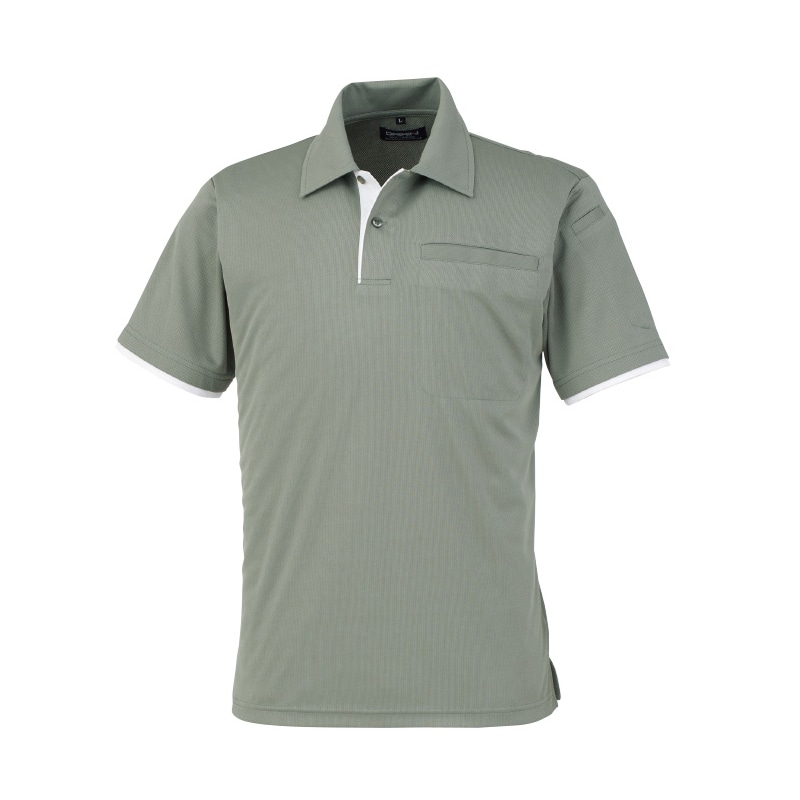 DAIRIKI　半袖ポロシャツ グレー　L 03113 1枚（ご注文単位1枚）【直送品】