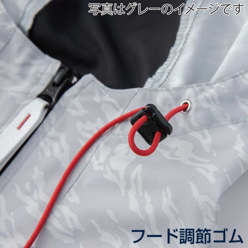 MHAK 空調風神服 フード付きヤッケ7分袖 サンドベージュ LL 00300 1枚(ご注文単位1枚)【直送品】