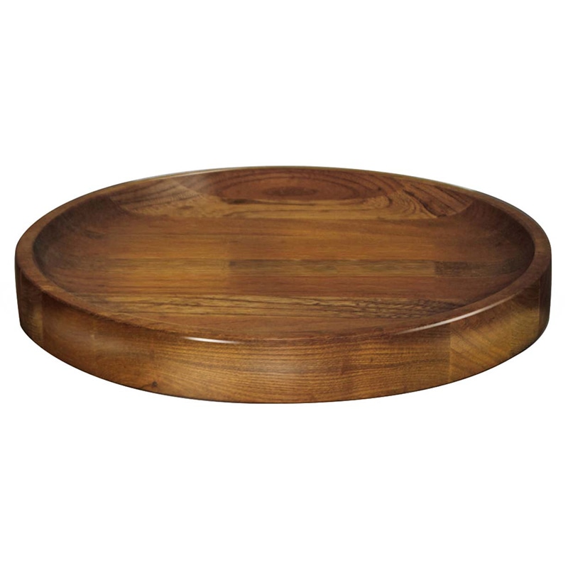 けやき バラエティプレート(オイルカラー) 130007 φ300 1個(ご注文単位1個)【直送品】