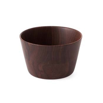 木製食器 ひきよせ そば猪口 ウォールナット 2段SS 130131 1個(ご注文単位1個)【直送品】