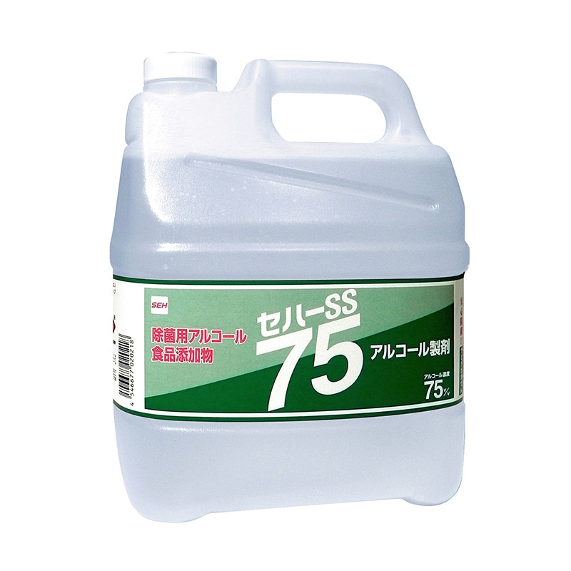セハージャパン アルコール製剤 セハーSS75 4L 1本※軽(ご注文単位4本)【直送品】