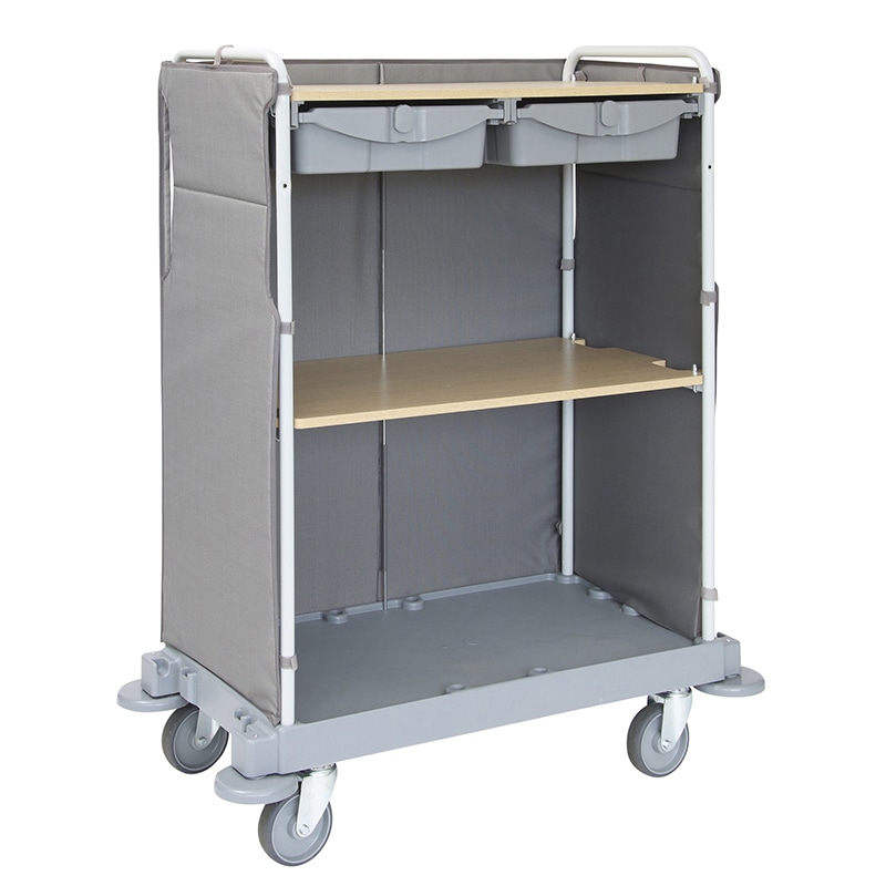 ランドリーカート メイドワゴン EKF-0 1個(ご注文単位1個)【直送品】