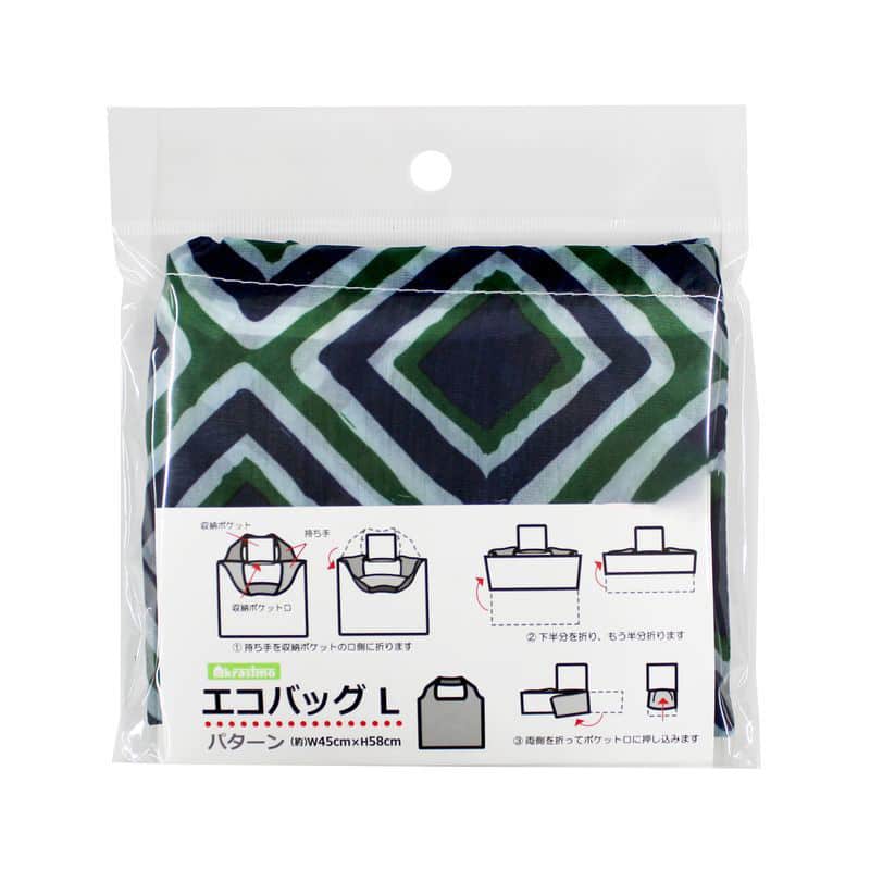 ジャパンプレミアム エコバッグ L パターン C150 C9102022 1個（ご注文単位10個）【直送品】