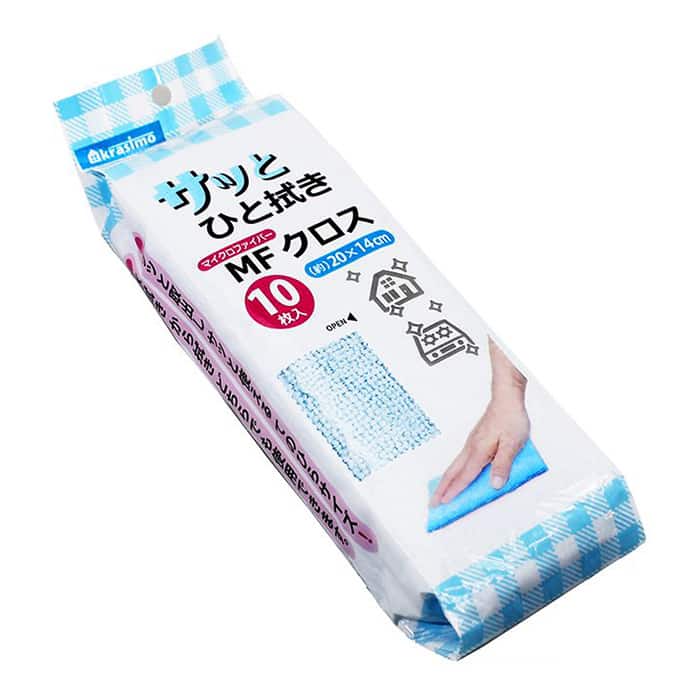 ジャパンプレミアム サッとひと拭きMFクロス 10枚入 91218403 1袋（ご注文単位10袋）【直送品】