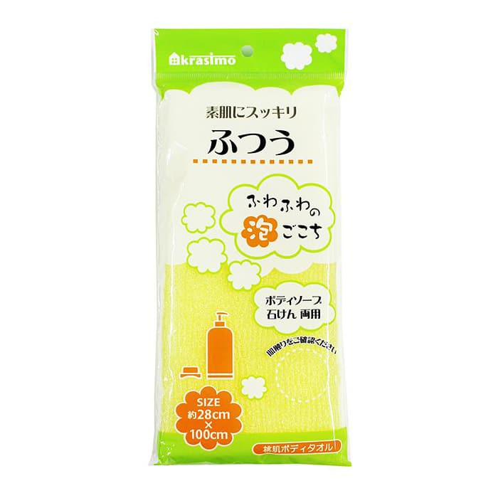 ジャパンプレミアム 桃肌ボディタオル ふつう 91219811 1個(ご注文単位10個)【直送品】