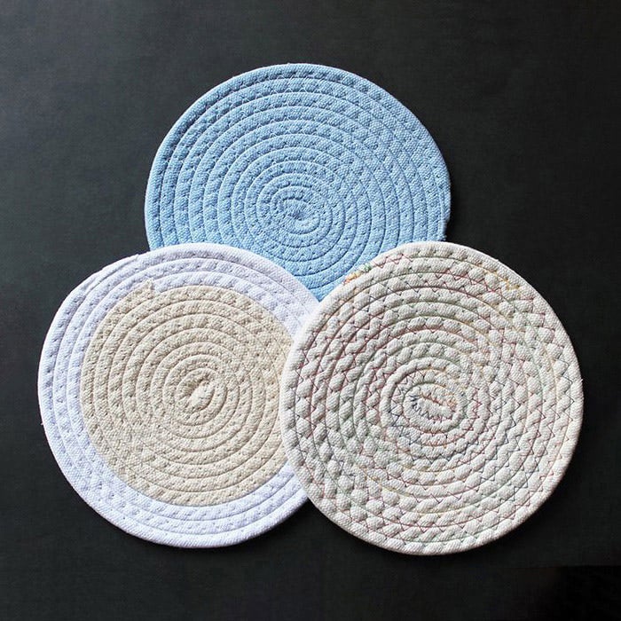 ジャパンプレミアム ロープDEマット 22cm 91820203 1個(ご注文単位12個)【直送品】