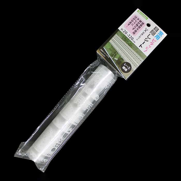 ジャパンプレミアム 窓用目隠しシート 20×120cm レース 92760419 1個(ご注文単位10個)【直送品】