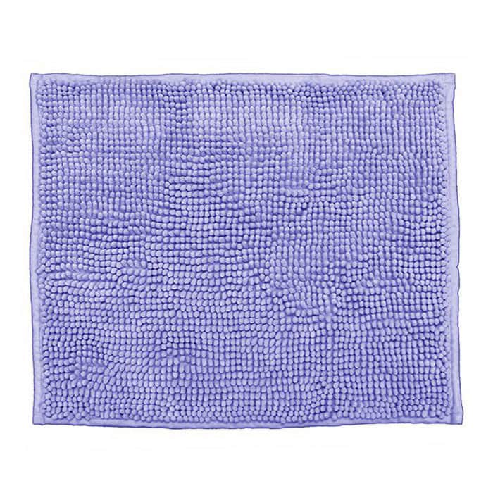 ジャパンプレミアム マイクロファイバーバスマット すべり止め付 40×50cm パープル B9283131 1個（ご注文単位8個）【直送品】