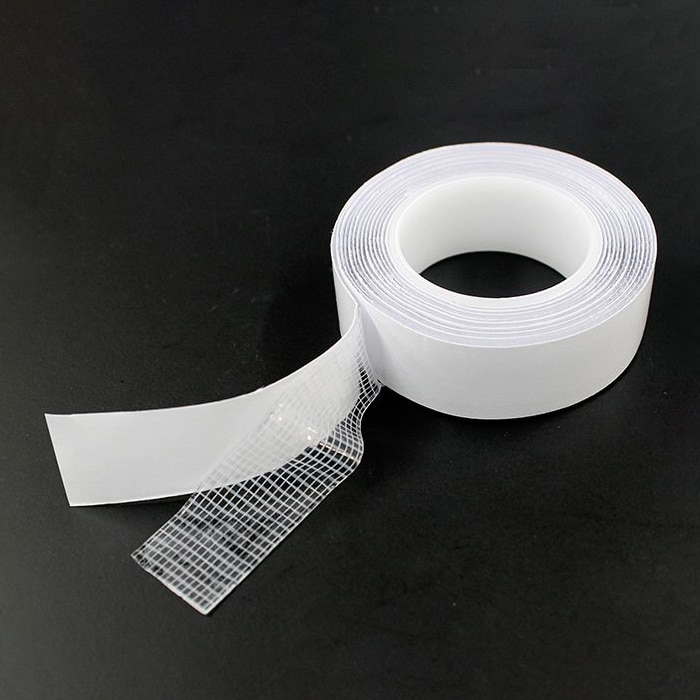 ジャパンプレミアム 手で切れる両面ゲルテープ 2cm幅 2.5m 93730224 1個（ご注文単位10個）【直送品】