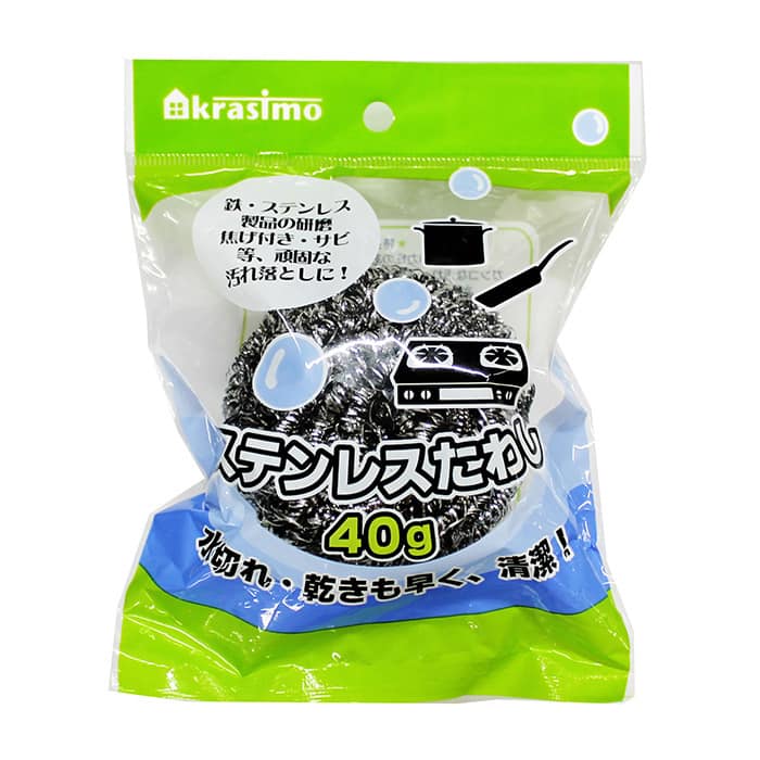 ジャパンプレミアム ステンレスタワシ 40g 94107609 1個（ご注文単位10個）【直送品】