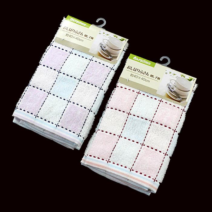 ジャパンプレミアム おしぼりふきん 刺し子柄 94212501 1個（ご注文単位10個）【直送品】