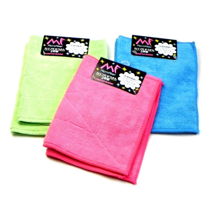 ジャパンプレミアム MF カラフルぞうきん 2枚組 94221013 1個（ご注文単位12個）【直送品】