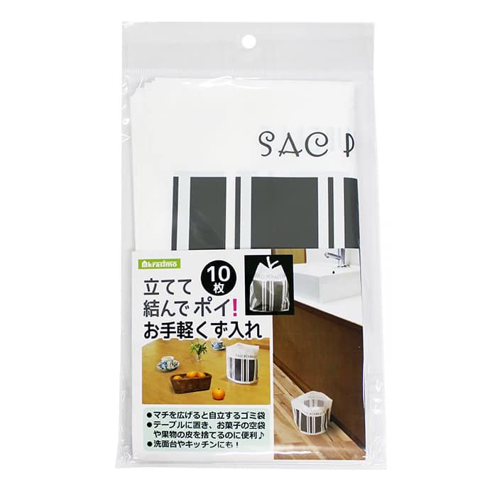 ジャパンプレミアム 立てて結んでポイ お手軽くず入れ 10枚入 94256113 1袋（ご注文単位10袋）【直送品】