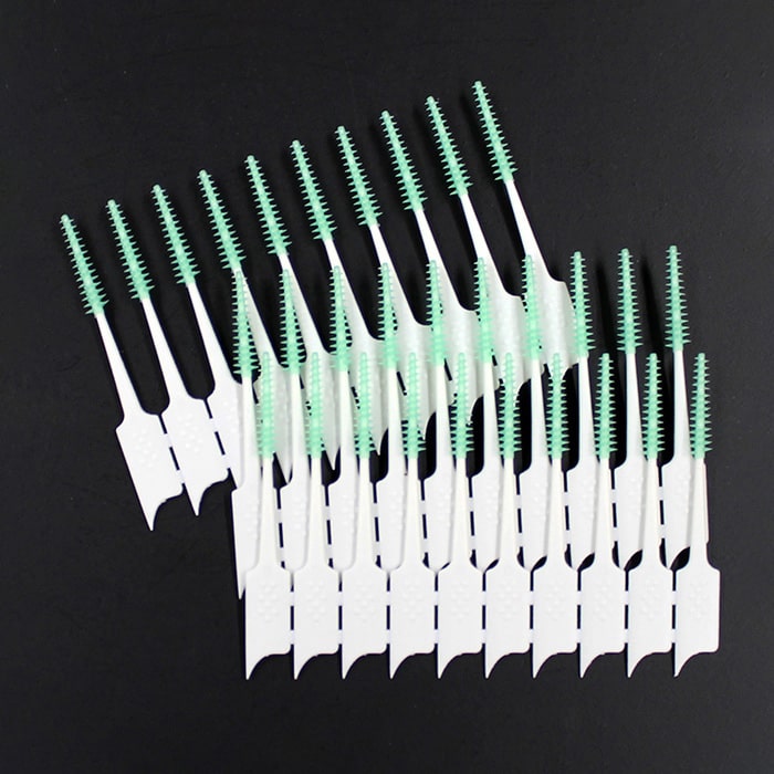 ジャパンプレミアム ソフトな歯間ブラシ ラバータイプ ふつう M 30本入 94260129 1袋(ご注文単位10袋)【直送品】