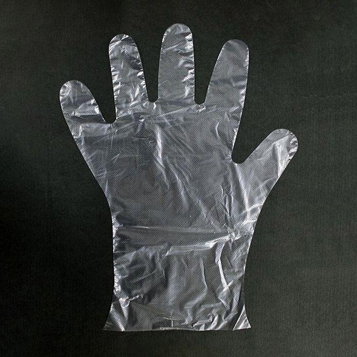 ジャパンプレミアム 使い捨てポリ手袋 箱入 レディスサイズ 薄手 80枚入 94264129 1袋(ご注文単位10袋)【直送品】