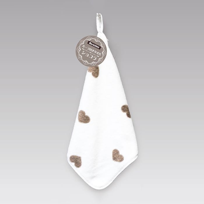 ジャパンプレミアム ループ付きタオル ショコラ 94321111 1個（ご注文単位10個）【直送品】