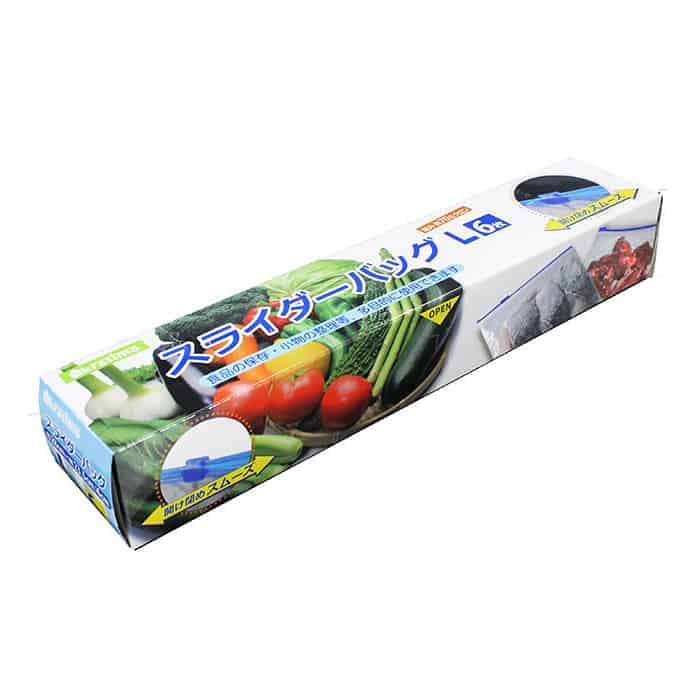 ジャパンプレミアム スライダーバッグ マチ付き L 6枚入 94921701 1箱（ご注文単位10箱）【直送品】