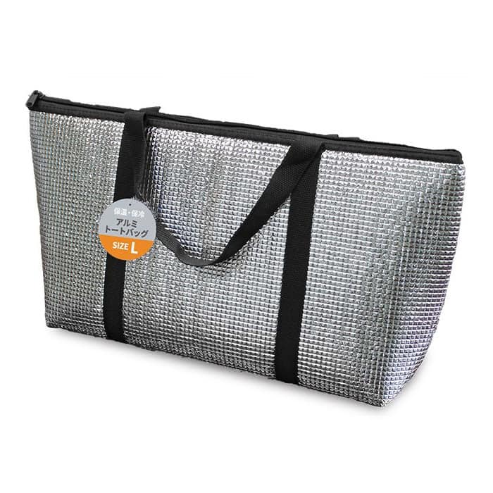 ジャパンプレミアム アルミトートバッグ L 95050126 1個（ご注文単位10個）【直送品】