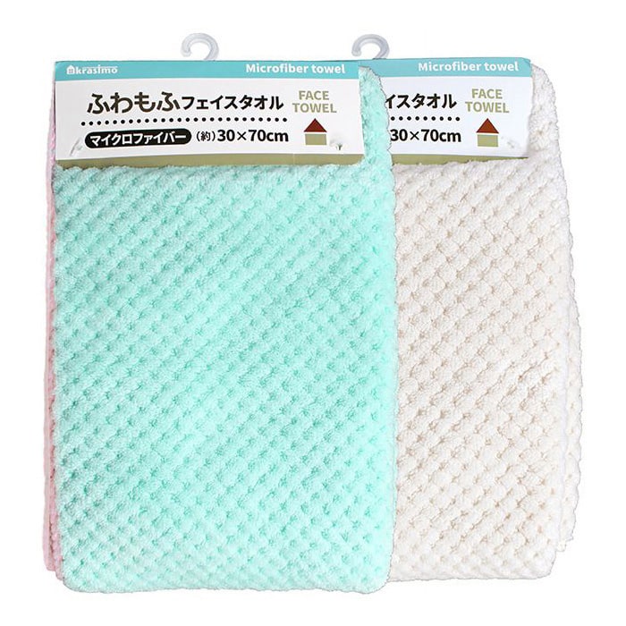 ジャパンプレミアム MFフワもふフェイスタオル 30×70cm 95060511 1個（ご注文単位10個）【直送品】