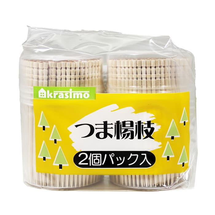 ジャパンプレミアム つま楊枝 2個パック L320 85403303 （ご注文単位10パック）【直送品】