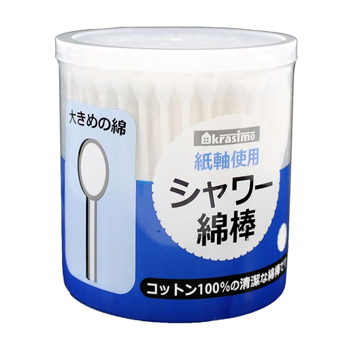 ジャパンプレミアム シャワー綿棒 110本入 95718129 1袋（ご注文単位10袋）【直送品】