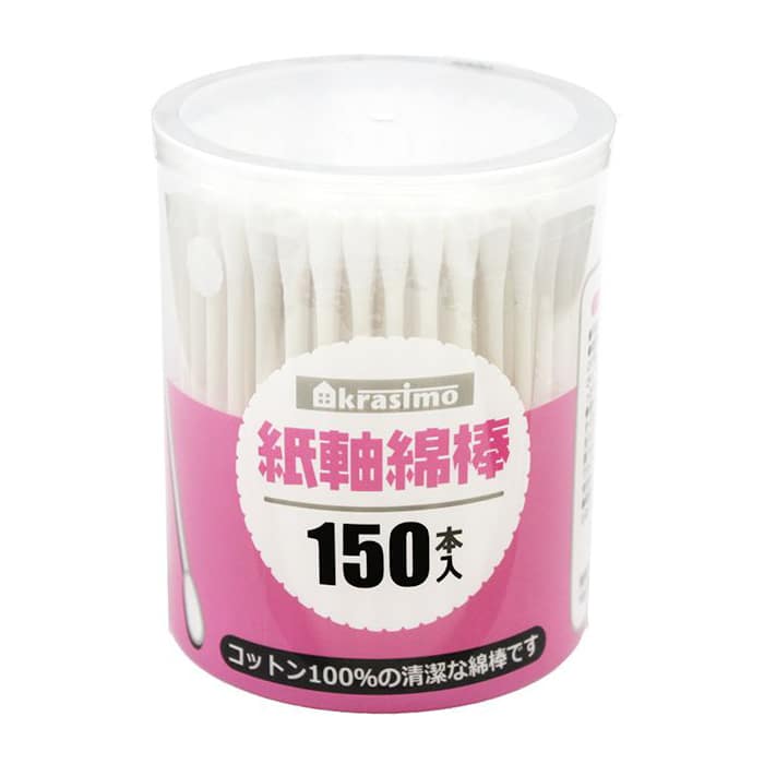 ジャパンプレミアム 紙軸綿棒 150本入 95718429 1袋（ご注文単位12袋）【直送品】