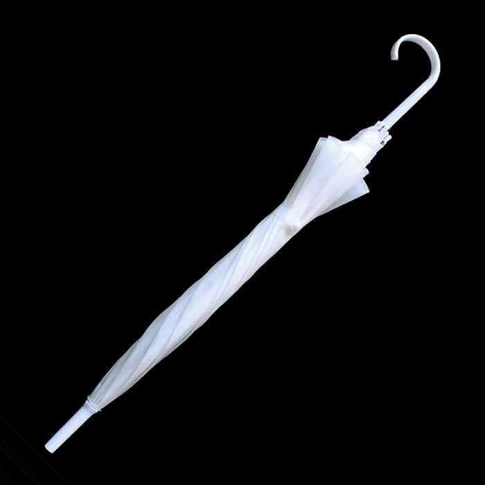 ジャパンプレミアム EVA傘 50cm 白 C9579128 1個（ご注文単位10個）【直送品】