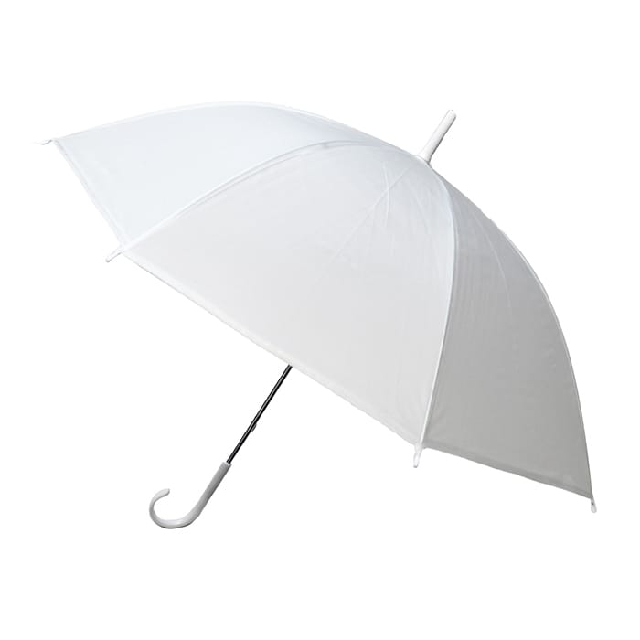 ジャパンプレミアム EVA傘 50cm 白 C9579128 1個（ご注文単位10個）【直送品】