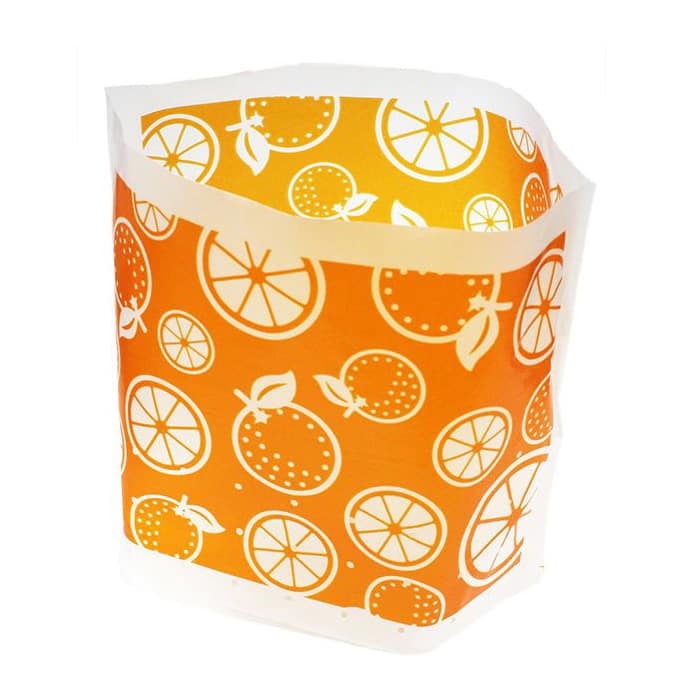 ジャパンプレミアム 置くだけ水切り袋 S 25枚入 オレンジ 95842401 1袋（ご注文単位10袋）【直送品】