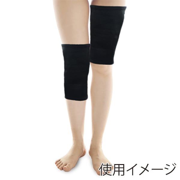 ジャパンプレミアム サポーター 太もも用/ひざ用LL 兼用 黒 95860850 1個(ご注文単位10個)【直送品】