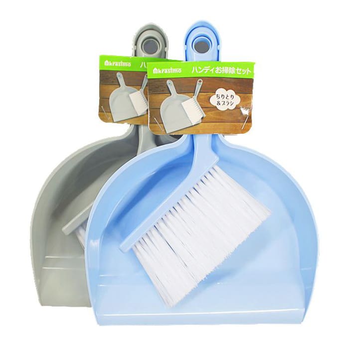ジャパンプレミアム ハンディお掃除セット ちりとり&ブラシ 95922113 1個（ご注文単位10個）【直送品】