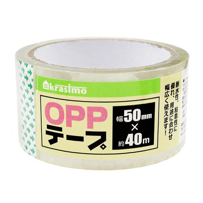 ジャパンプレミアム OPPテープ 50mm×40m 96258224 1個（ご注文単位12個）【直送品】