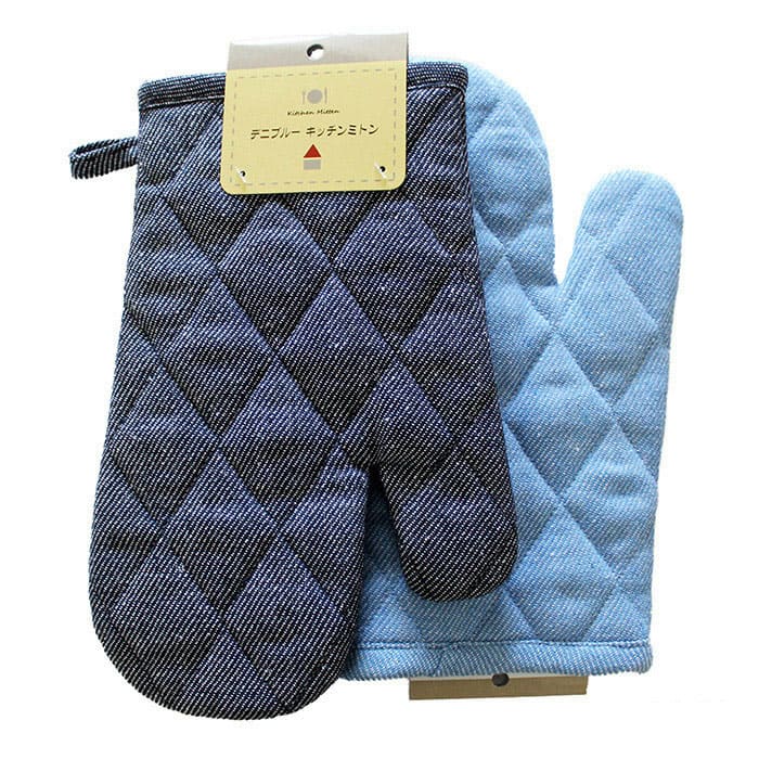 ジャパンプレミアム デニブルー キッチンミトン 96352101 1個（ご注文単位10個）【直送品】