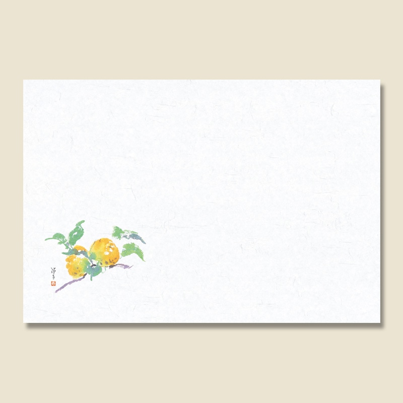 長井紙業 和風テーブルマット 輝シリーズ 51柚子(ゆず) 100枚/袋