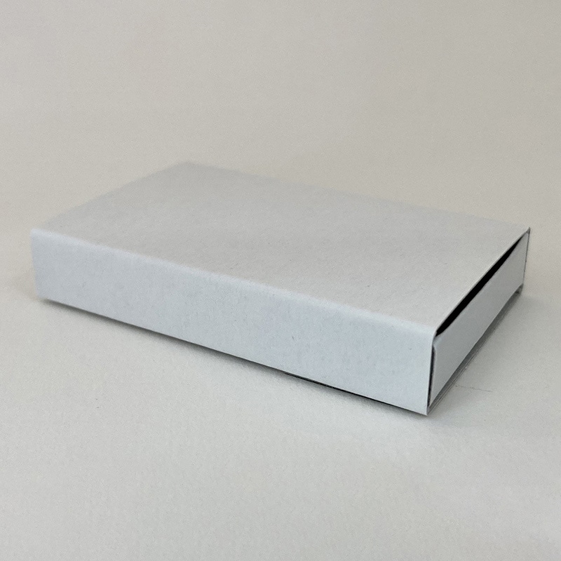 神戸マッチ ボックスマッチ 寸二型　6g 白無地 1個（ご注文単位500個）【直送品】