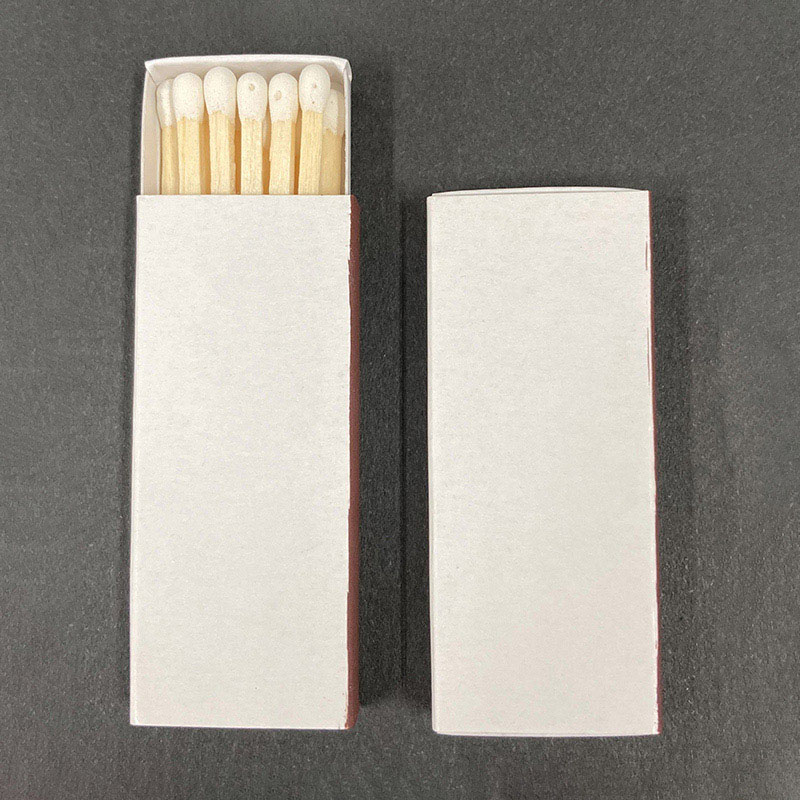 神戸マッチ ボックスマッチ 小平型　4g 白無地 1個（ご注文単位400個）【直送品】