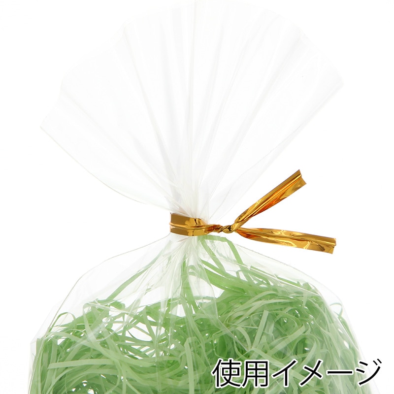 SWAN カラータイ 4mm幅×8cm ゴールド 1000本/束