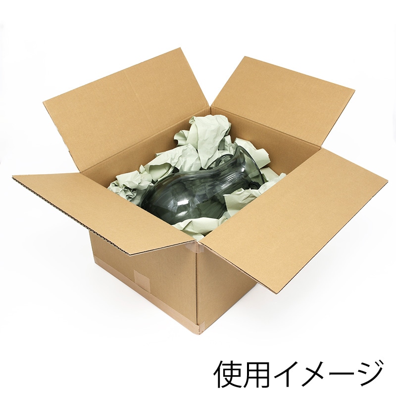 SWAN 緩衝材 ボーガスペーパー 320mm×100m巻 グリーン 1本