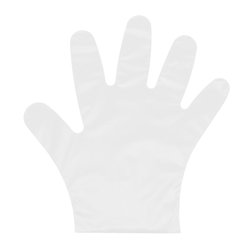 SWAN ポリグローブ CPE 外エンボス入り M クリア 100枚/箱