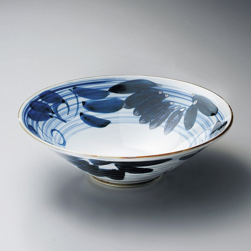 山万 01207-100 刷毛目大輪菊10.0反丼  1個（ご注文単位1個）【直送品】