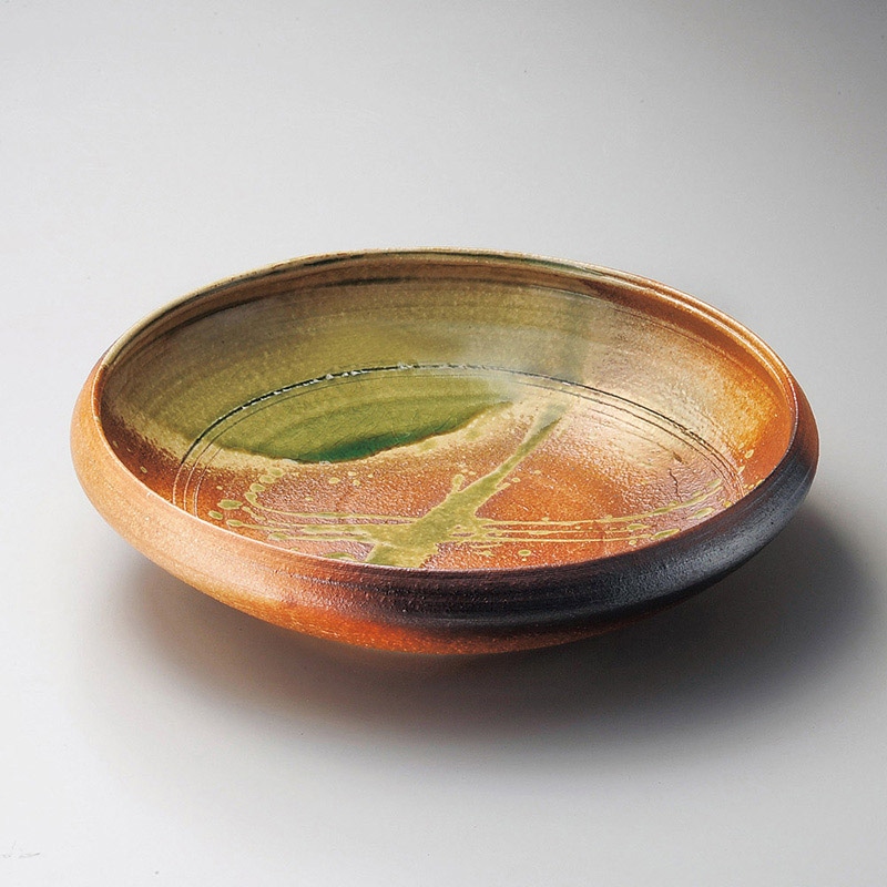 山万 01202-660 古信楽11.0大鉢(信楽焼)  1個（ご注文単位1個）【直送品】